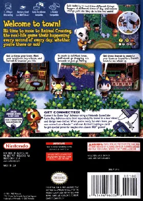 Animal Crossing box cover back